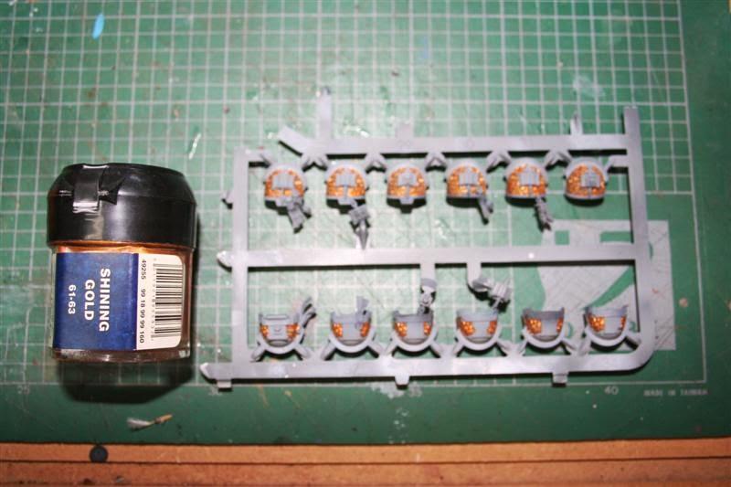 Cómo pintar una escuadra de Paladines de los Caballeros Grises. Segunda parte.