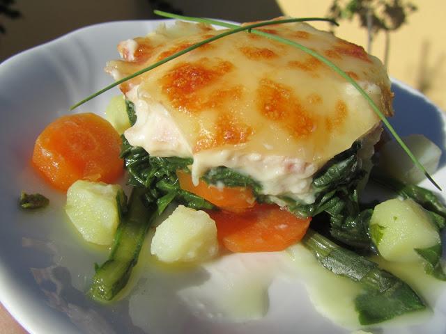 Acelgas (o espinacas) a la bechamel