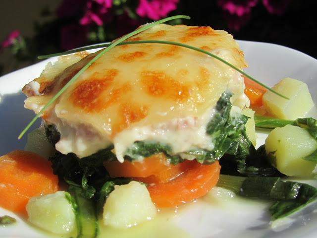 Acelgas (o espinacas) a la bechamel