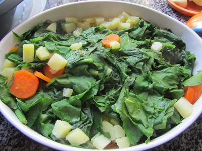 Acelgas (o espinacas) a la bechamel