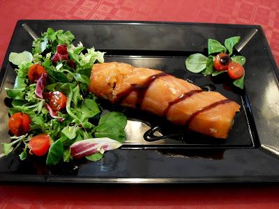 Involtini di salmone e gamberoni