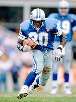 Barry Sanders, el mejor corredor en la historia de la NFL