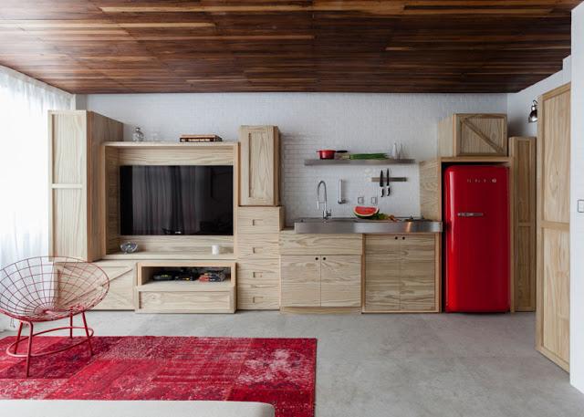 Diseño sorprendente en este mini apartamento