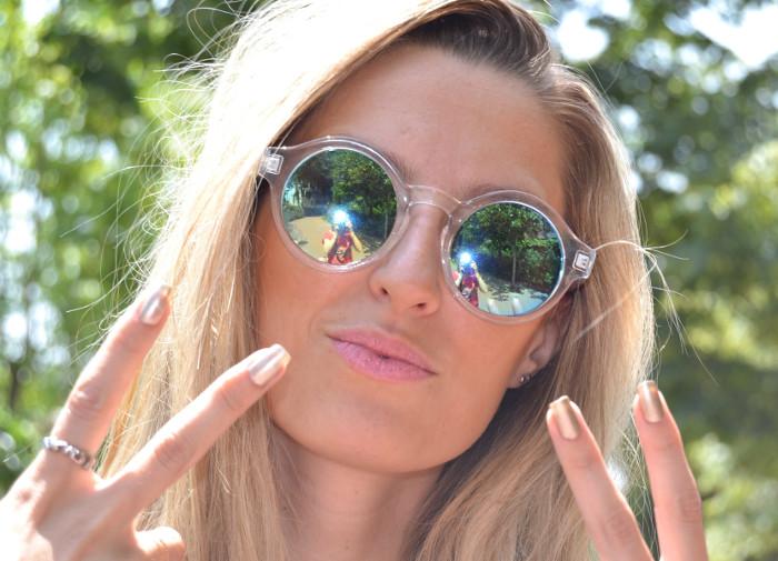 Denim shorts and Louboutin heels