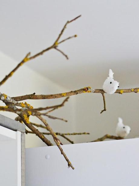 Habitacion infantil color turquesa. Detalles desnudos con proyectos Handmade