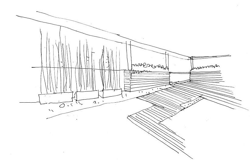 croquis vista ref 01 e1373370898199 Diseño de Jardines: Proceso II croquis y dibujos 