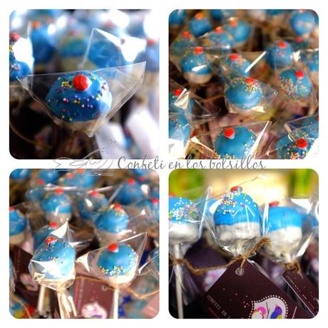 Cakepops Azules