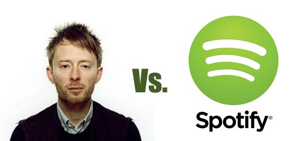Thom Yorke (Radiohead) Vs. Spotify