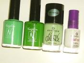 Manicura caramelo menta técnica azúcar hilado)