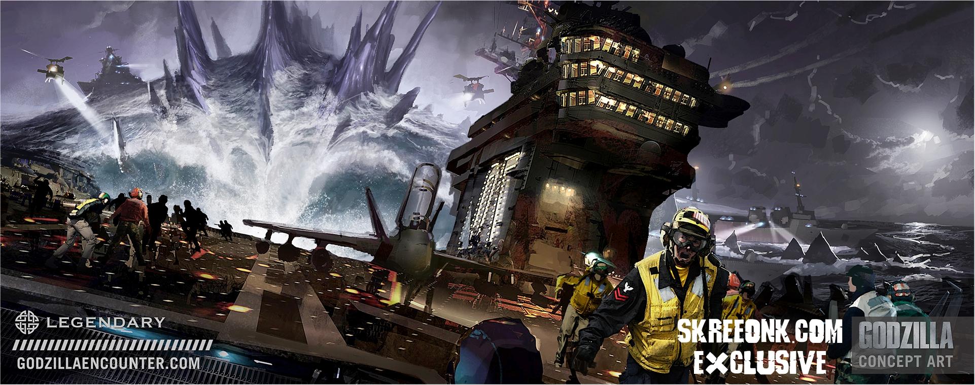 Arte conceptual Comic-Con de “Godzilla”