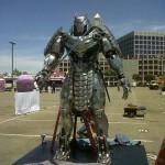 Estatua del Samurái de Plata de Lobezno Inmortal en la SDCC