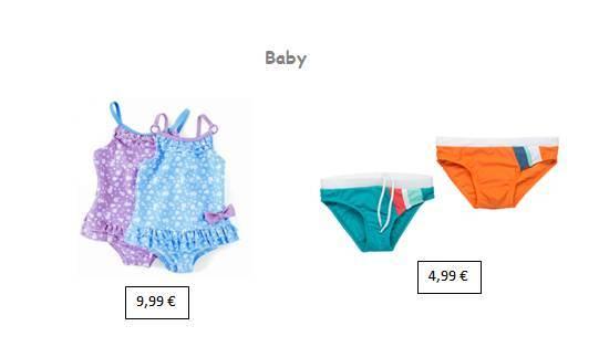moda infantil zippy bebes bañadores para niñas y niños