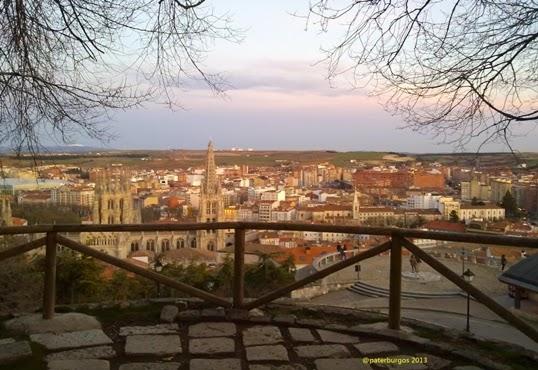 Vista de Burgos desde el castillo