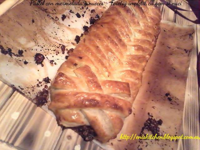 Pastel con mermelada y nueces - Foietaj impletit cu gem si nuci