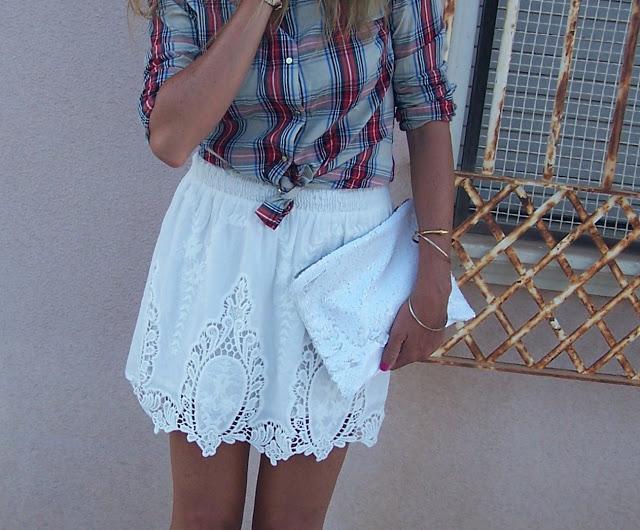 Falda Romantica + Cuadros ¡¡ Me encanta¡¡