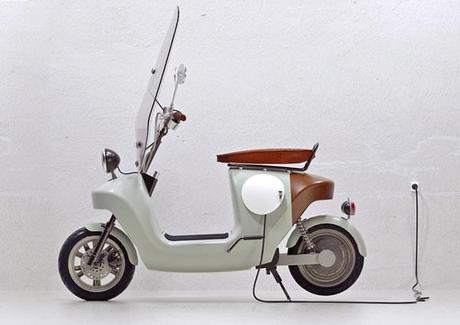 Be.e scooter :: moto eléctrica con carrocería de biocompost