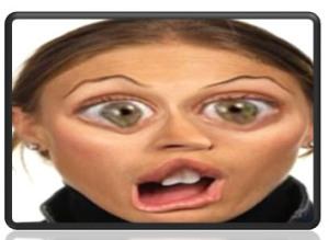 mama atontada asustada