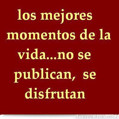 No es cuestión de impresionar, es cuestión de disfrutar