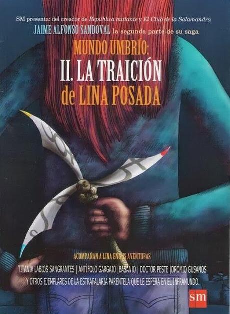 Portada Revelada: La traición de Lina Posada (Mundo Umbrío #2) de Jaime Alfonso Sandoval