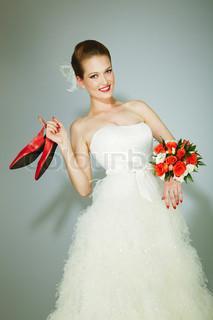 Labios rojos novia 5