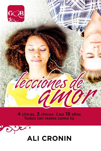 Portada revelada: Lecciones de amor (Girl Heart Boy #4) de Ali Cronin