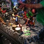 Montaje de Hasbro Marvel Universe en la SDCC