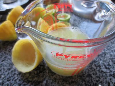 Sorbete de lima-limón