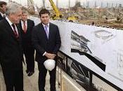 Mandatario visitó obras estadio teniente