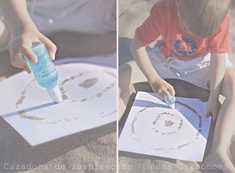 Fun with Kids summer: pintando con arena