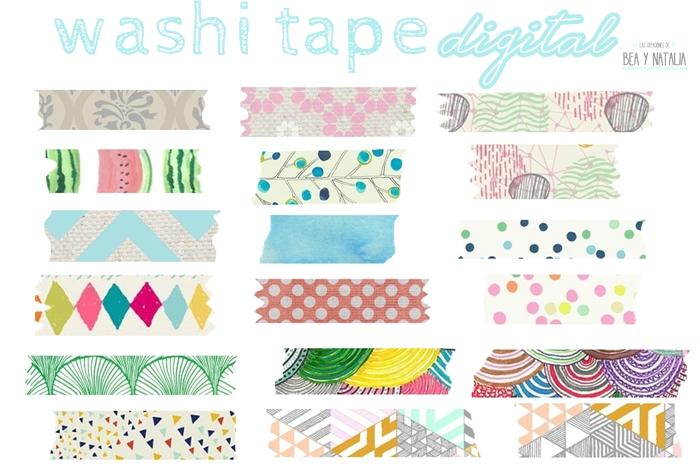 Washi tape digital