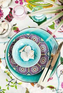 Mesas decoradas... verano