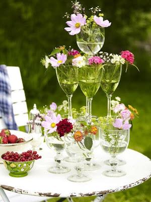 Mesas decoradas... verano