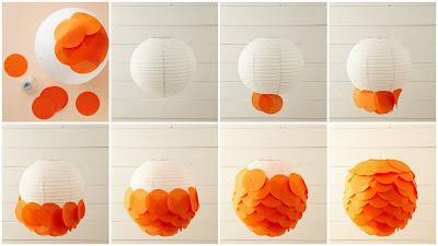 DIY... lamparas de papel