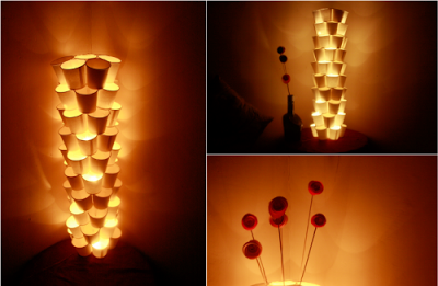 DIY... lamparas de papel