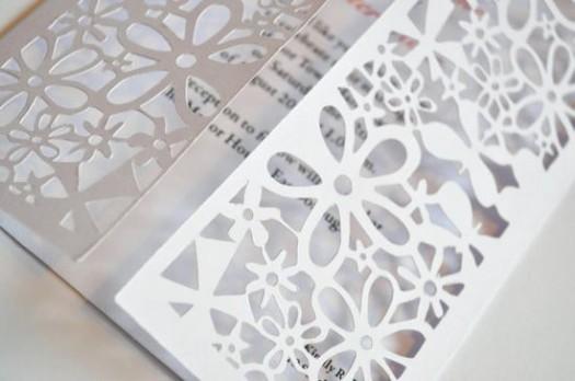 participaciones con diseños a laser