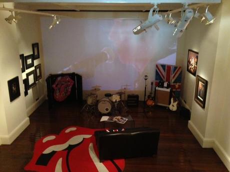 The Rolling Stones installation