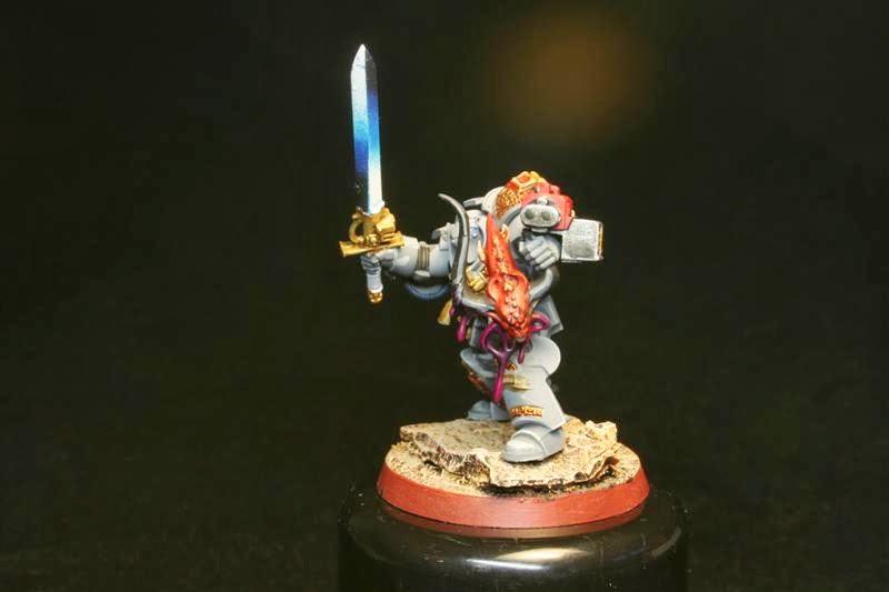 Cómo pintar una escuadra de Paladines de los Caballeros Grises. Tercera parte.