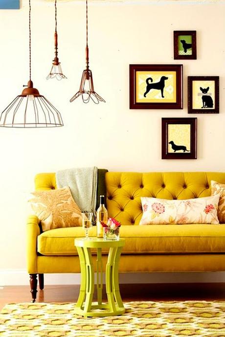 Amarillo citrón. Citrus yellow