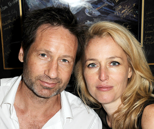 David Duchovny y Gillian Anderson Comic Con 2013