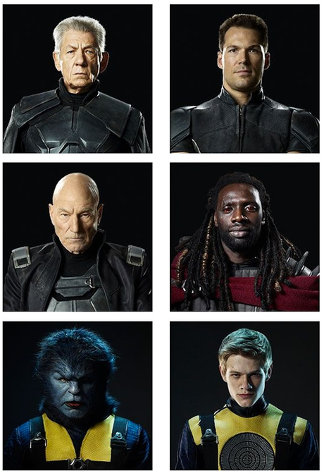 Personajes de 'X-Men Days of future past'.