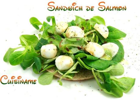 sandwich de salmon, sandwich, recetas light, recetas sanas, salmón ahumado, sandwiches y bocadillos, pescados y marisco, queso