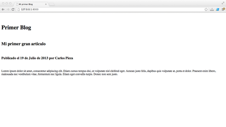 Vistas Dinámicas template
