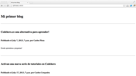 Vistas Dinámicas template Avanzado
