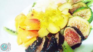 Macedonia con gelatina