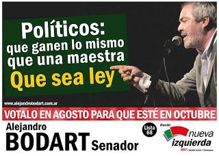 Demagogia de izquierda: los viejos y nuevos afiches de Alejandro Bodart en exclusiva