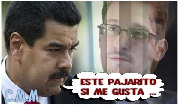 MADURO A LA CAZA DEL PAJARITO SNOWDEN . POR :  Mary O’Grady .