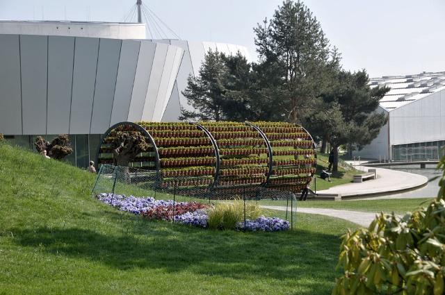 El Dufttunnel en la ciudad del automóvil de Volkswagen