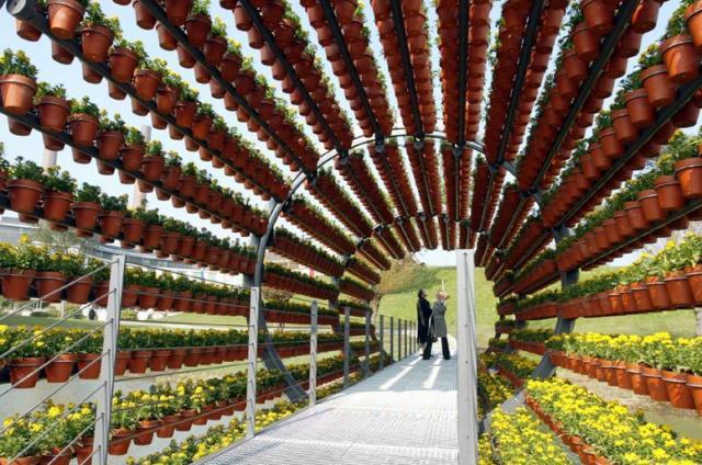 Dufttunnel ó Túnel Perfumado, obra de Olafur Eliasson