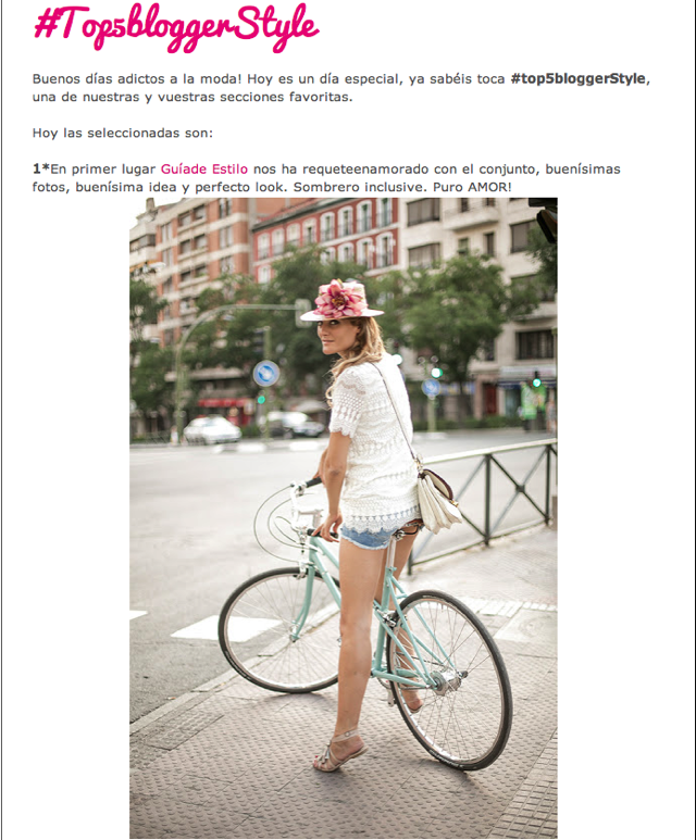 Angeles Almuna, ASOS, black, blazer, FEATURES, mentirosas, Michael Kors, mujerhoy.com, total look, white, ZARA, creation_vlc, creation valencia, canotier, bohochic tocados, daily bicycle, cristina blanco, fashion from spain, spanish fashion bloggers