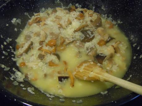 Risotto de hongos